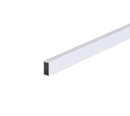 Schiebetürdusche - Schwelle 20x10mm, L=1m - Alufarbig poliert E8/C0